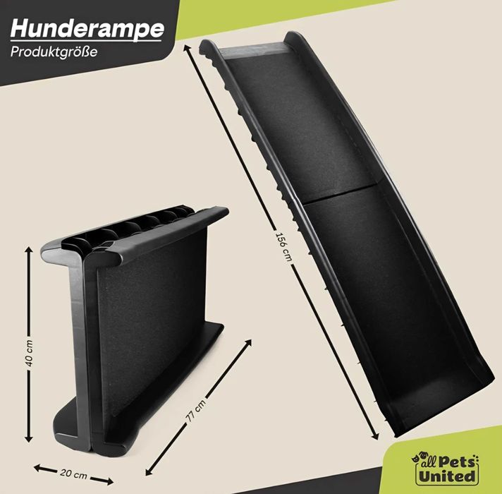 Składana rampa podest dla psa kota zwierząt domowych 156x40cm do 90kg