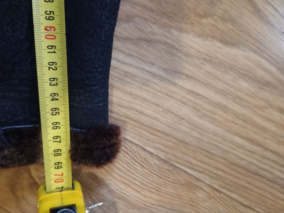 Дублёнка бомбер пилот размер M.