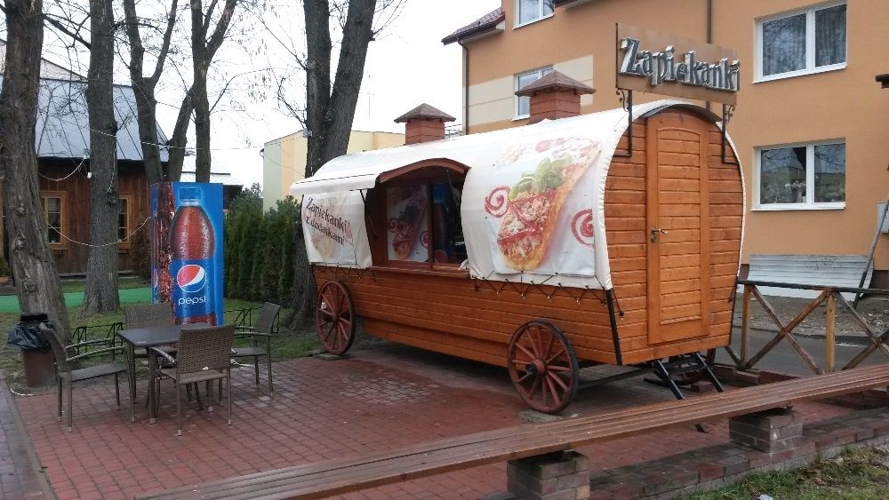 Przyczepa gastronomiczna Woz Drzymaly sklep