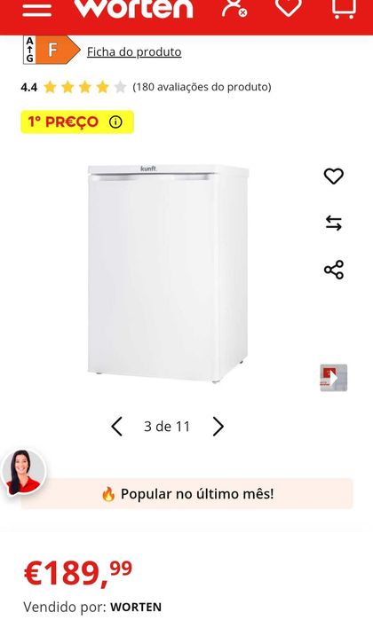 Vendo frigorífico Kunft
