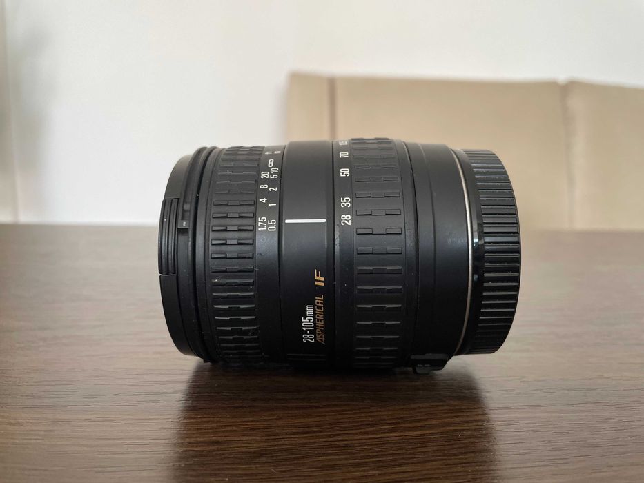 Obiektyw Sigma 28-105mm aspherical if canon - uszkodzony AF