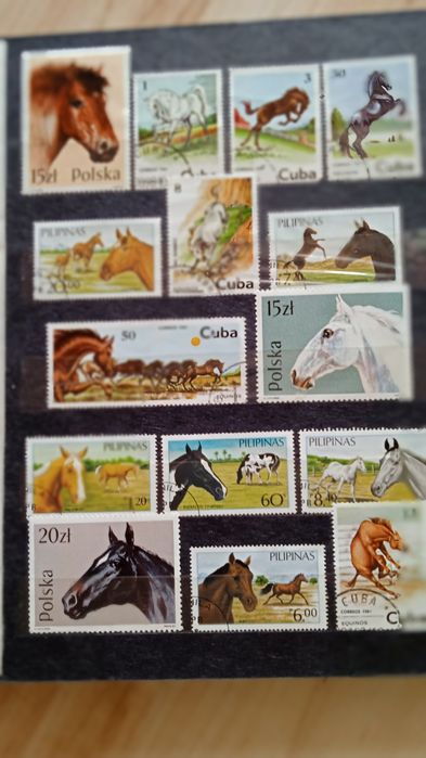 Znaczki pocztowe z lat 80-tych