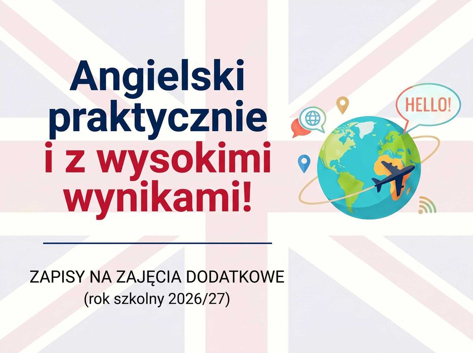 Angielski - zajęcia dodatkowe!