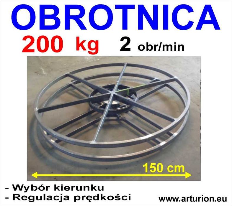 Platforma Obrotowa- Ekspozytor- Obrotnica-Podest obrotowy do 200 kg