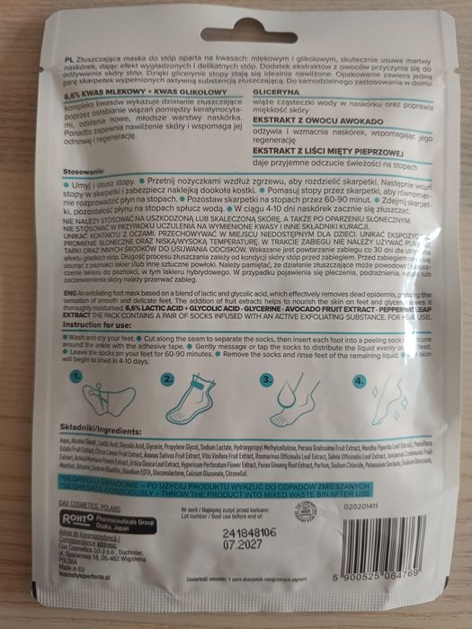 Perfecta skarpetki złuszczające