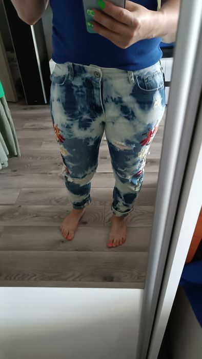 Spodnie jeansowe antaresa L nowe