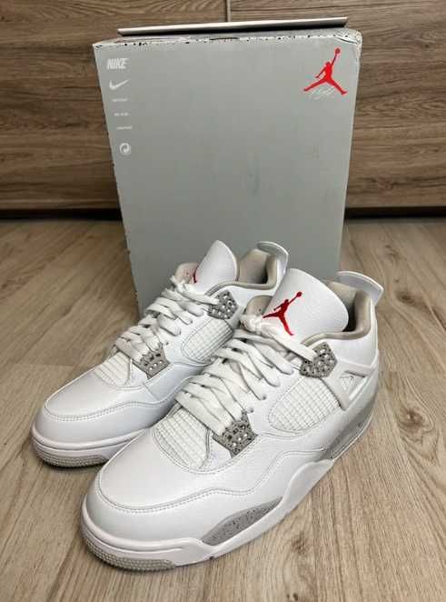 Air Jordan 4 Retro White Oreo 44.5
