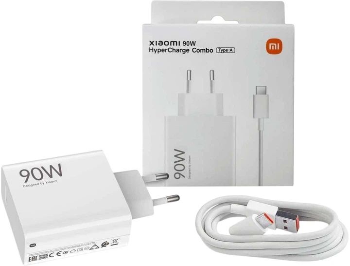 Быстрая зарядка Xiaomi 90w c кабелем 1 м