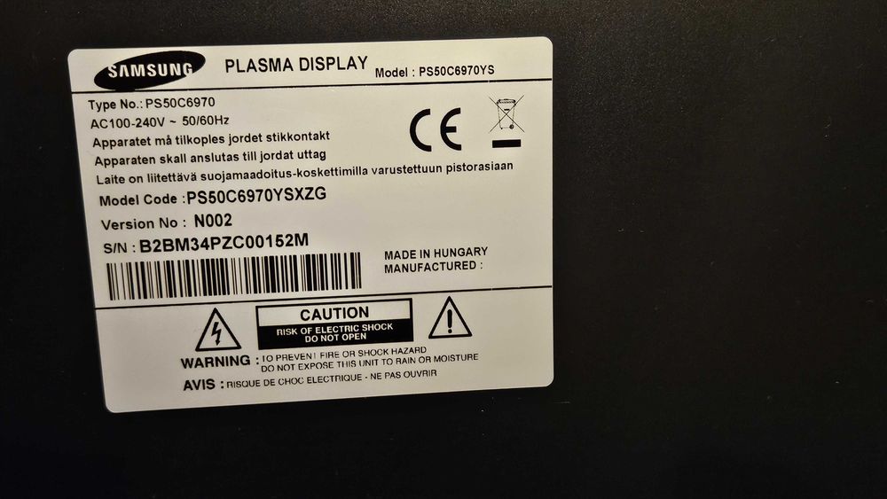 Płyta główna MAIN z TV Samsung PS50C6970YS