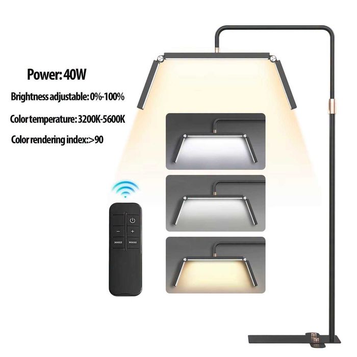 candeeiro led 40wts novo