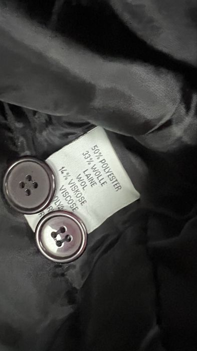 Lekko ocieplany płaszcz xxl męski