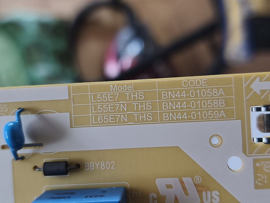 Fonte alimentação Samsung qe50q60tau