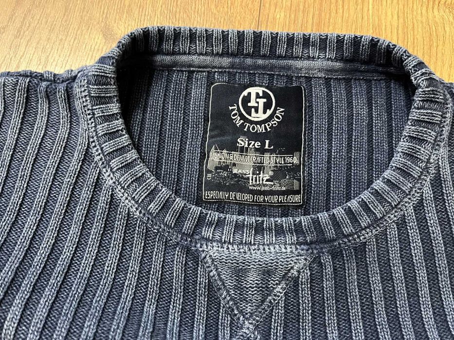 Sweter męski granatowy TOM TOMPSON  L