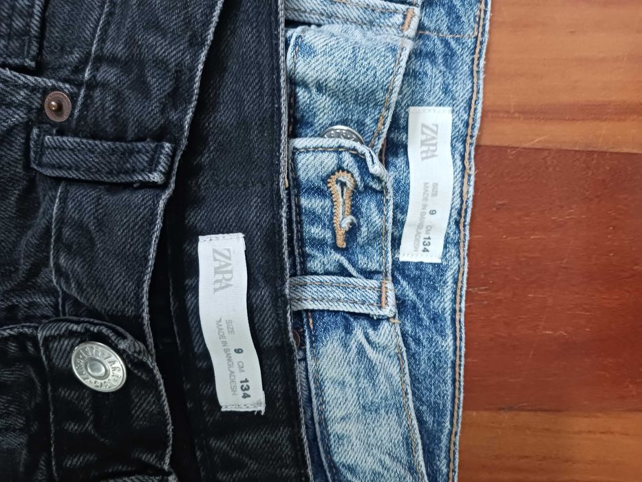 Conjunto de 2 calças da Zara - 9 anos