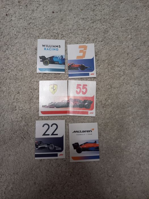 Cromos Ninjago, e cromos F1 20/21 e caderneta