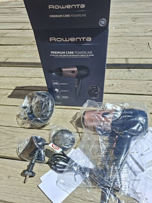Secador de Cabelo Rowenta Premium Care Powerline 2400W – Novo
