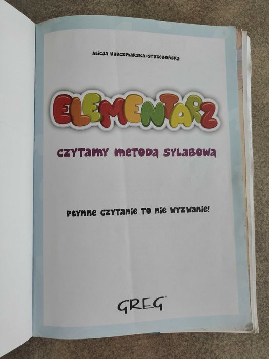 Elementarz metoda sylabowa