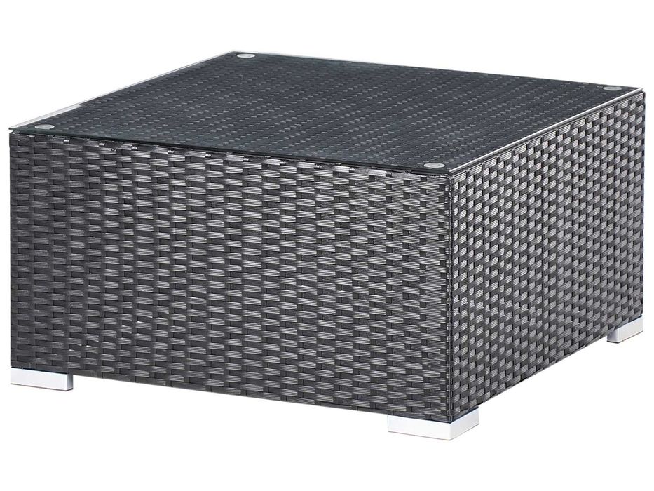 Stolik ogrodowy technorattan czarny (nowy)