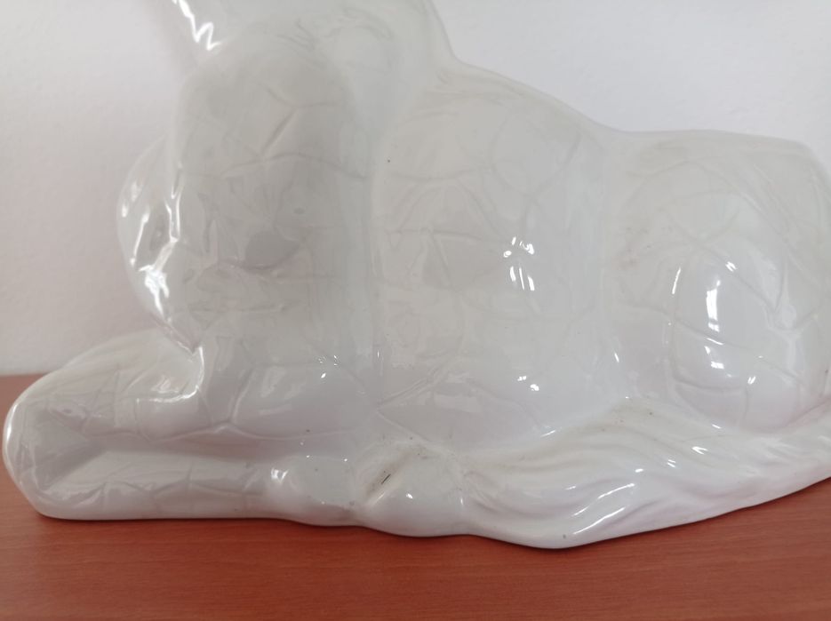 Floreira porcelana girafa vintage