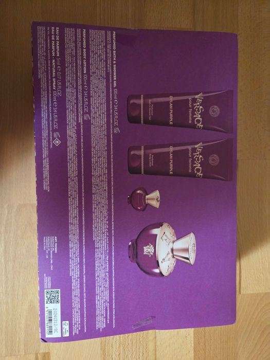 Zestaw Versace Dylan Purple Pour Femme | EDP 100ml + 5ml | żel+mleczko