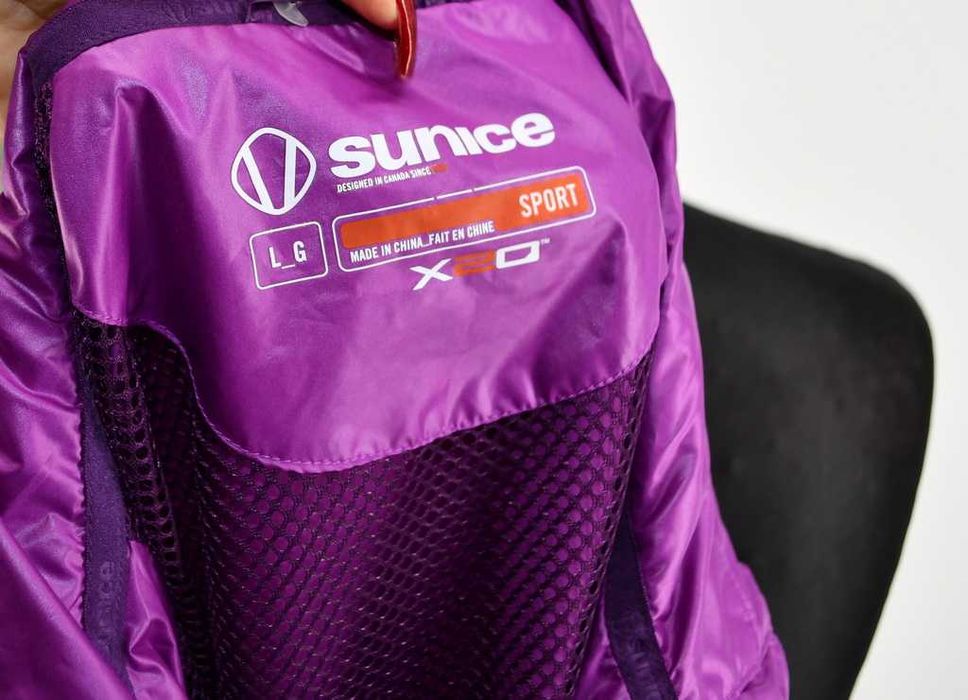 Cienka kurtka wiatrówka Sunice krótki rękaw L/G 14