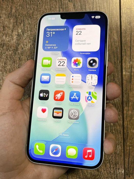 iPhone 14 Plus 128GB Purple Neverlock отличное состояние 100% АКБ!