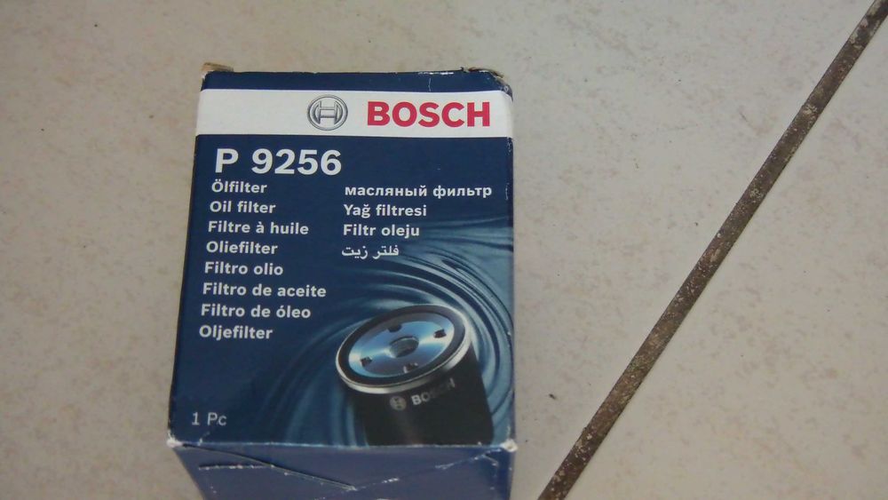 BOSCH Filtro de óleo P9256 (NOVO)