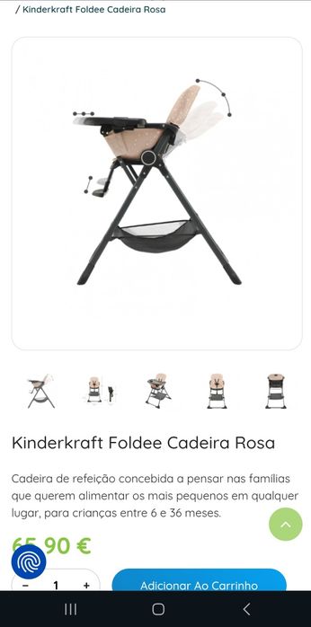 Cadeira refeição NOVA