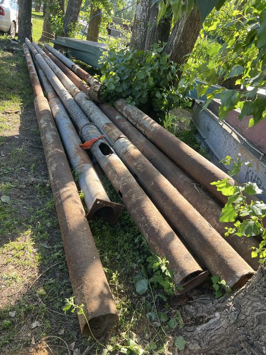 Продам металеві фонарні стовпи б/у, підходять  в якості труб в будь якому будівництві.