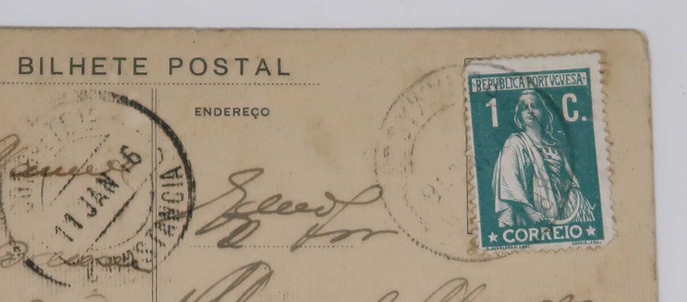 Postal Republicano Afonso Augusto da Costa (raro)
