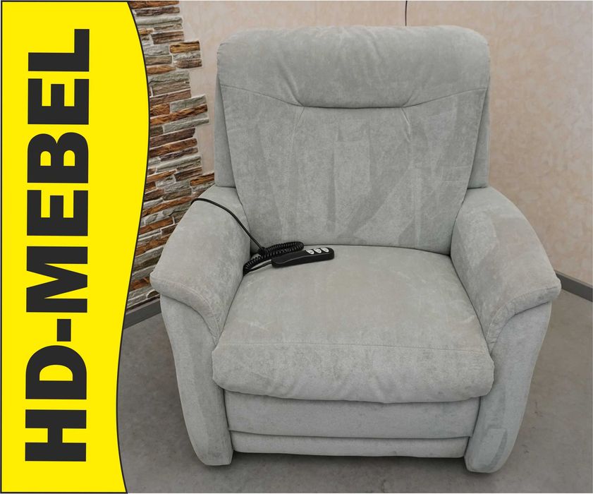 fotel geriatryczny elektryczny duży xxl materiał szer. 100 cm  (w-892)