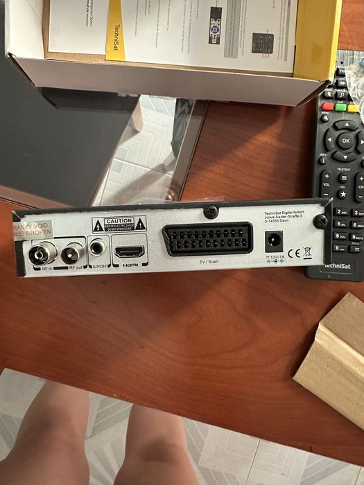 TechniSat HD-C 232, um receptor/tuner de TV a cabo digital (DVB-C) em HD.