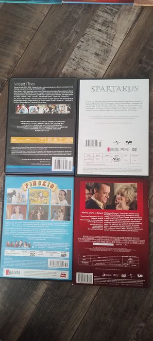 Zestaw czterech filmów na dvd