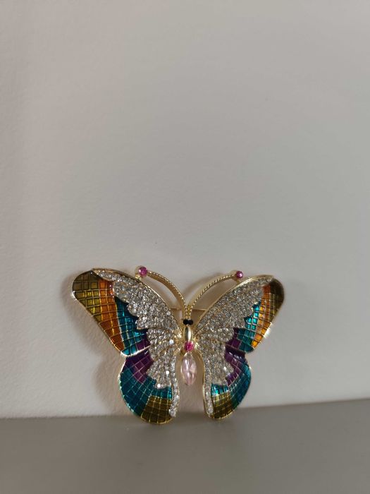 Broszka zawieszka motyl motylek butterfly