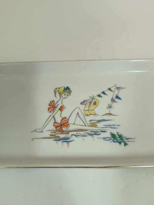 Raro Covilhete em Porcelana da Vista Alegre Anos 60