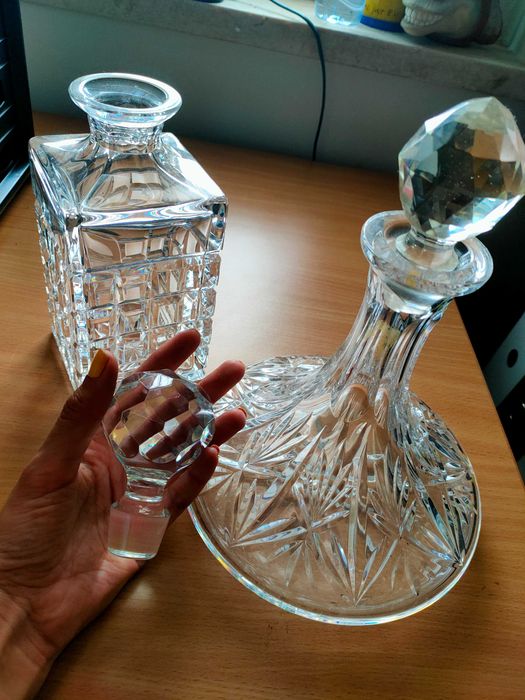 Garrafas de cristal - licores