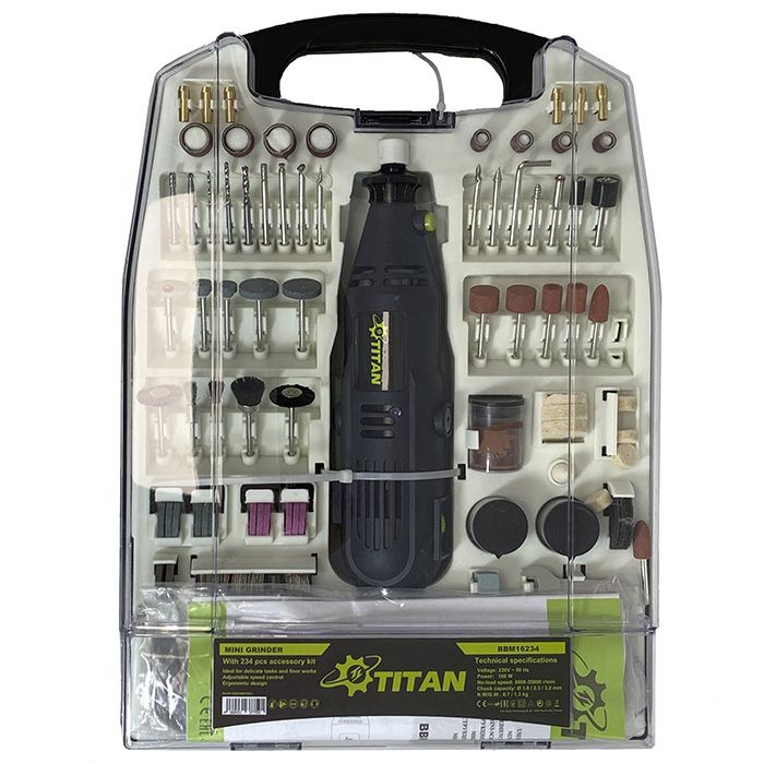 Гравер TITAN BBM16234 (в комплекті 234 од.)