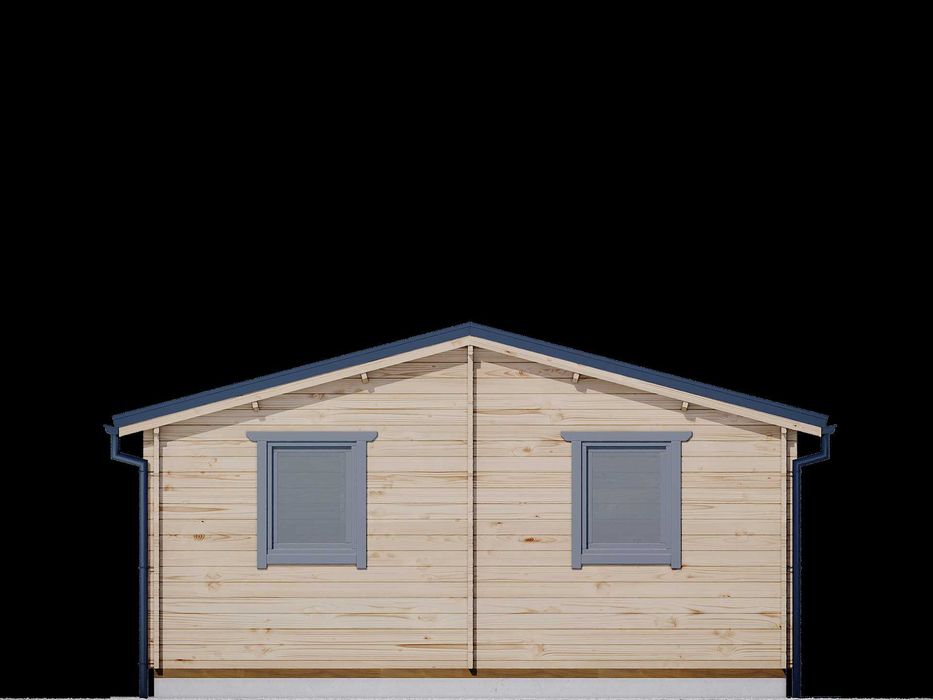 Drewniany domek letniskowy Nela 32 m2 - ROD, ośrodek wypoczynkowy