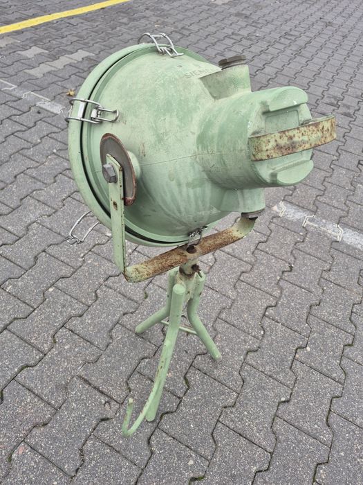 Lampa industrialny Siemens. Lampa stojak loft.