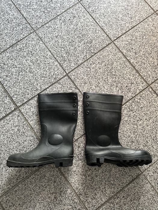 Galochas Dunlop N.o 45 biqueira de aço EPI