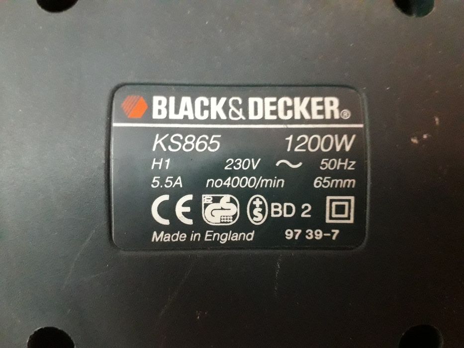 До дискова пила Black&Dacker KS 865