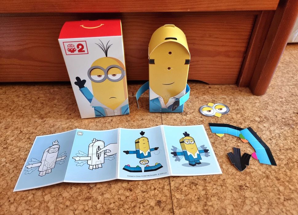 4 Brinquedos Minions 2