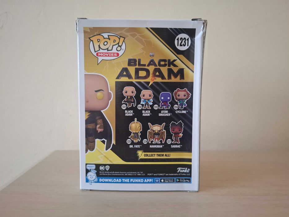 Funko pop 1231. Black Adam. Amazon Exclusive