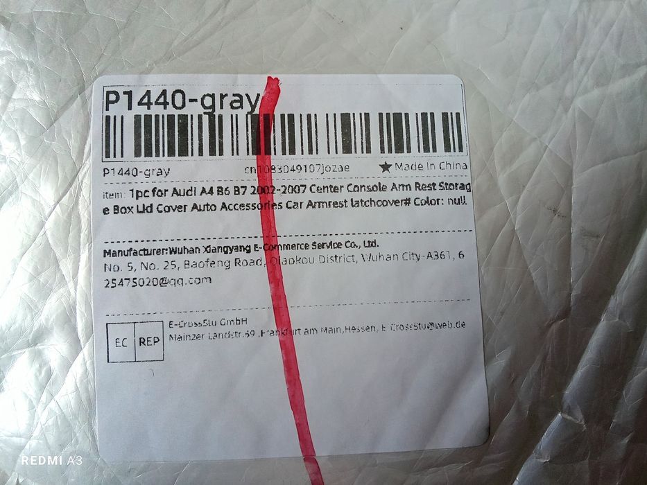 Porta da console central para Audi A4