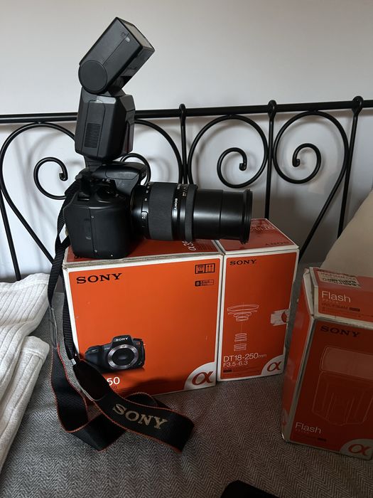 Sony a350 DSRL - lente 18/250