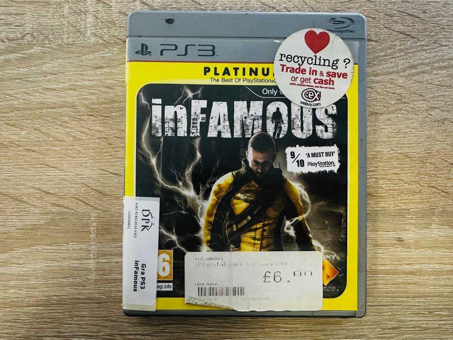 Gra PS3 Infamous 2 Klasyk Stan dobry Okazja!