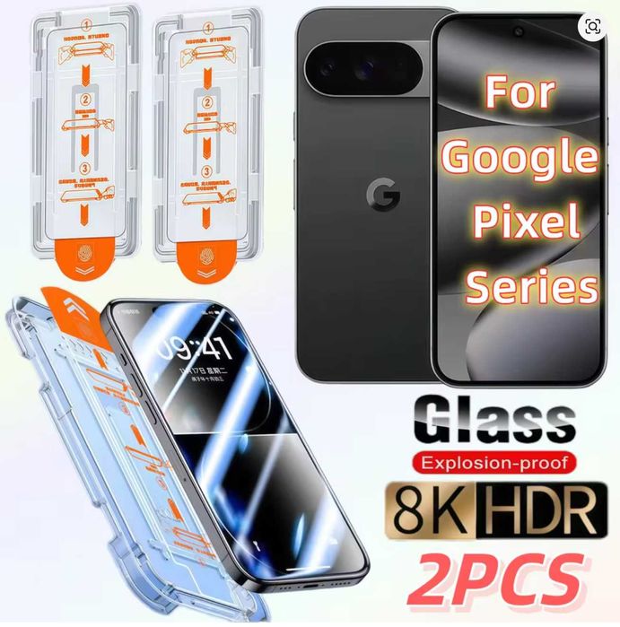 szkło ochronne Google Pixel 6 - z ramką - 2 sztuki
