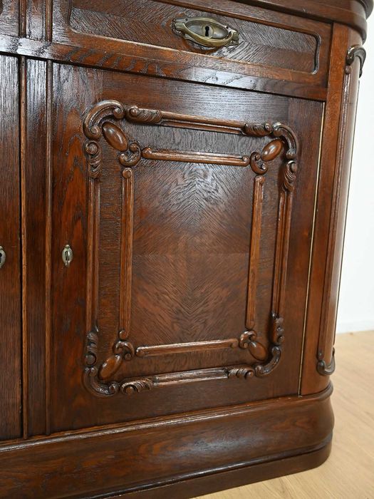 piękna komoda w ciepłym dębie 120306