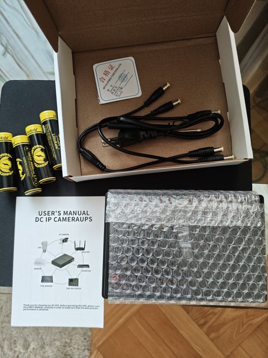 Безперебійник ДБЖ DC1018L  ,Powerbank  + 4× 18650 UPS на 4000 mAh