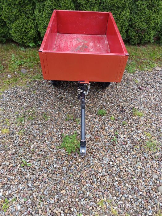 Traktorek kosiarka przyczepka